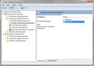 Edytor lokalnych zasad grupy