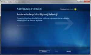 Pobieranie danych konfiguracji telewizji