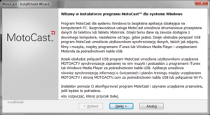 MotoCast - InstallShield Wizard