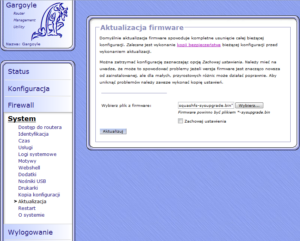 Aktualizacja firmware