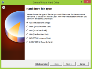 Hard drive file type