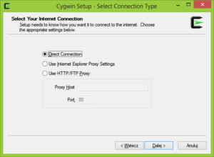 Select Connection Type