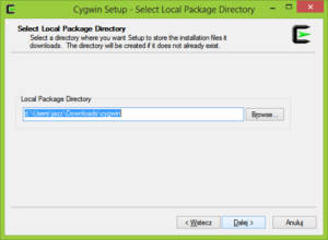 Select Local Package Directory