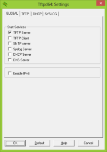 Tftpd64 Global Settings