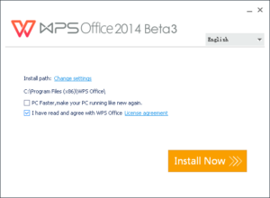 WPS Office 2014